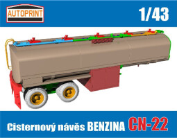 AP014 Benzina CN-22 Cisternový návěs